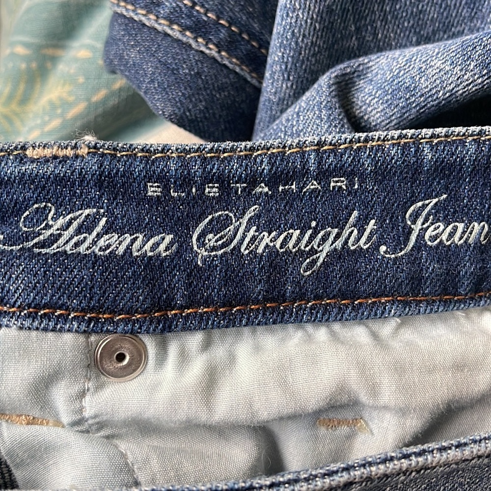 Elie Tahari Adena straight leg jeans - Picture 3 of 8